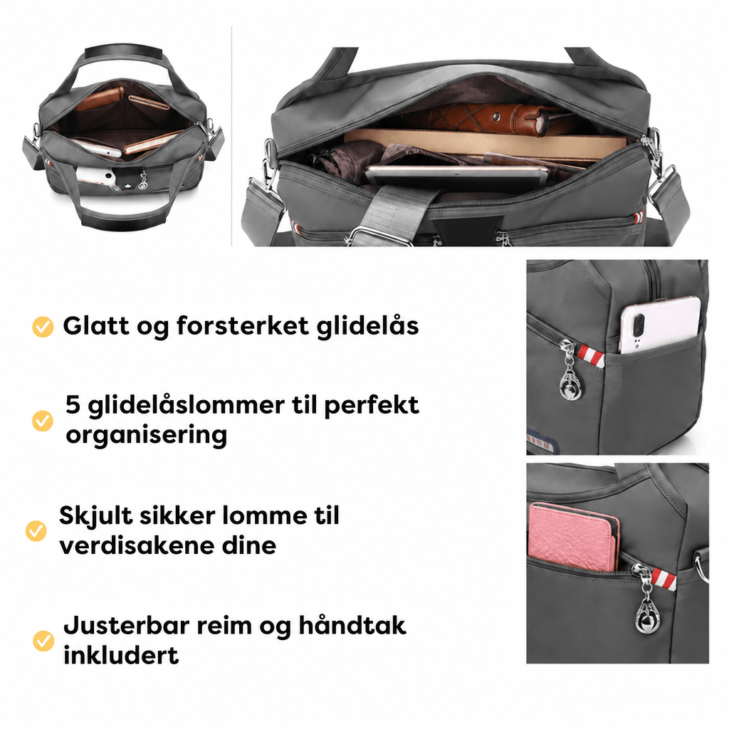 Anti-tyveri Håndveske - AVABeauty.no